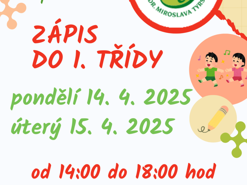 Zápis do 1. třídy