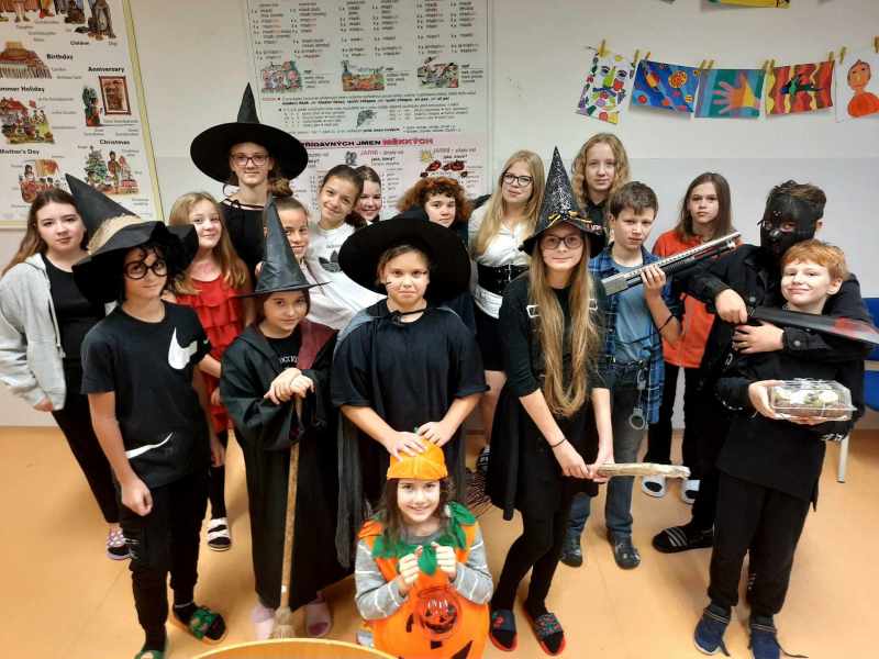 Halloween ve škole
