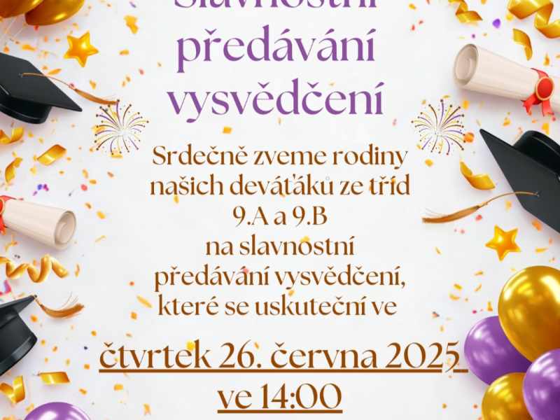 Závěr roku pozvánka 