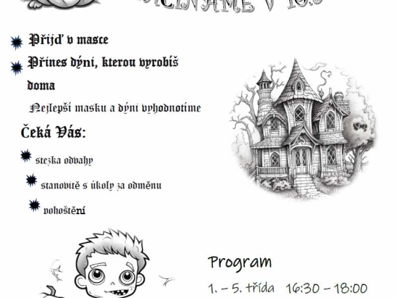 Pozvánka na Halloween