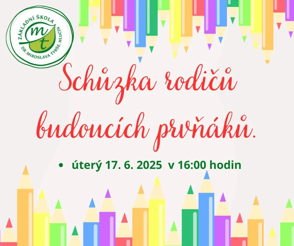 Schůzka rodičů budoucích prvňáčků