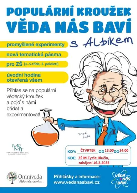 věda nás baví pro ZŠ M.Tyrše Hlučín - 2.pololetí 2022-23