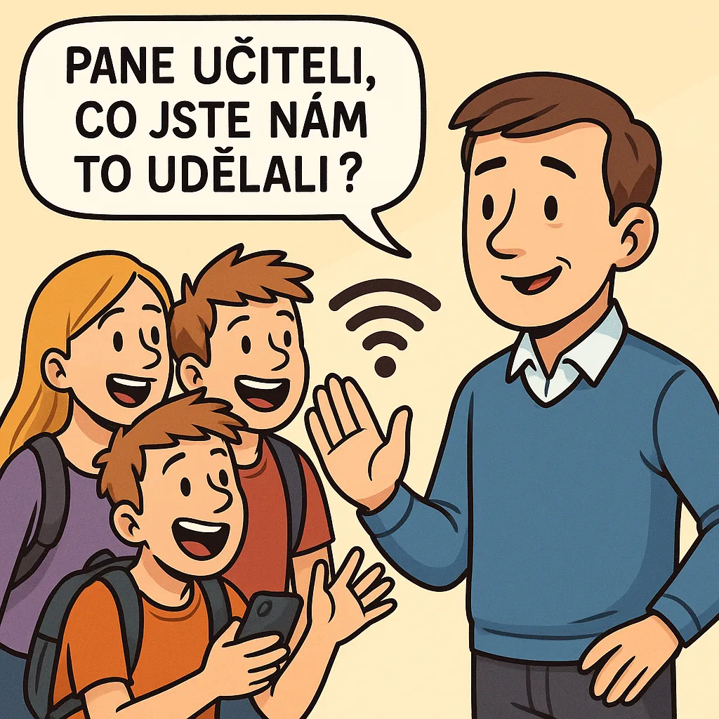 Wifi nově ve škole a pro všechny