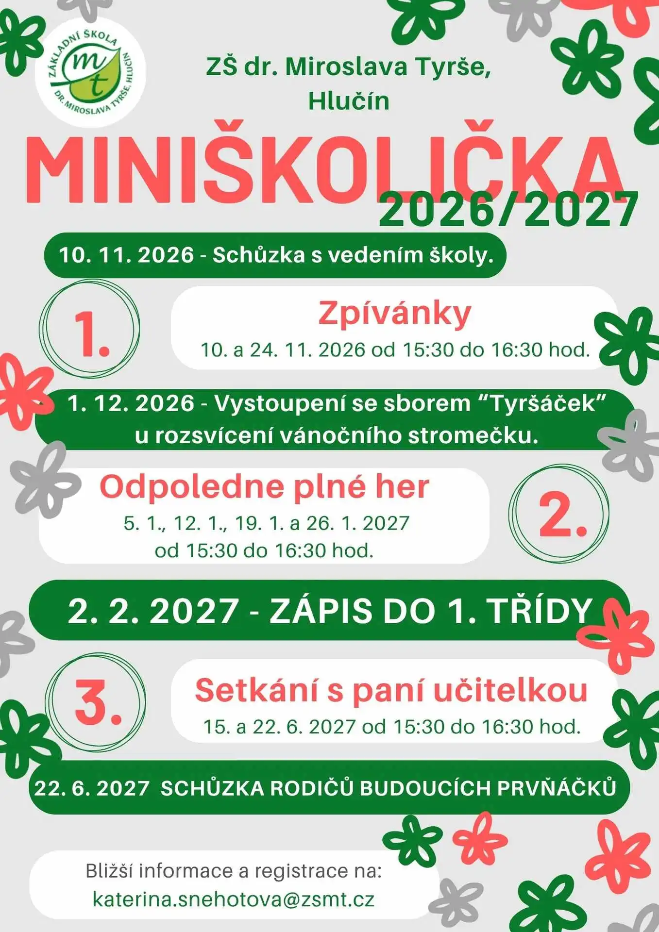 Miniškolička pro předškoláky